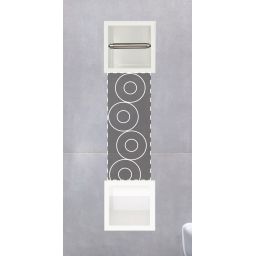 Balneo Wall-Box Paper 2 White uchwyt na papier toaletowy wnękowy biały PB-WH2
