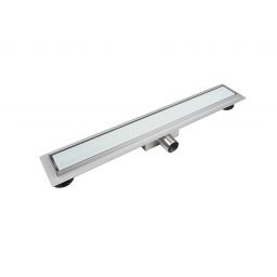 Balneo G-drain Next odpływ liniowy 70 cm szklany Milky MILKY70N