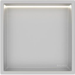 Balneo Wall Box LED Inox półka wnękowa 30 cm inox B0101010109-1