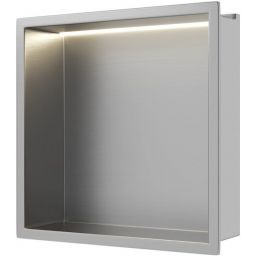 Balneo Wall Box LED Inox półka wnękowa 30 cm inox B0101010109-1