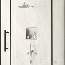 Balneo Wall Box LED Inox półka wnękowa 30 cm inox B0101010109-1