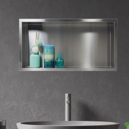 Balneo Wall-Box One Inox półka wnękowa 60x30x7 cm stal nierdzewna OB-IN3
