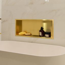 Balneo Wall-Box One Gold półka wnękowa 90x30x10 cm złoty OB-BR6