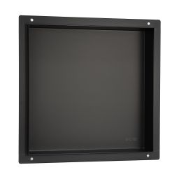 Balneo Wall-Box No Rim Black półka wnękowa 30x30x10 cm czarna OB-BL2-NR