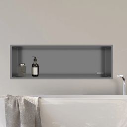 Balneo półka wnękowa 90x30x7 cm gun metal B0101060304-8