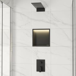 Balneo Wall Box półka wnękowa 30 cm czarna B0101020109-1