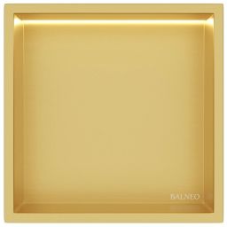 Balneo Wall Box półka wnękowa 30 cm złota B0101030109-1