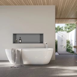 Balneo półka wnękowa 90x30x7 cm gun metal B0101060304-8