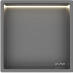 Balneo Wall Box półka wnękowa 30 cm gun metal B0101080109-1