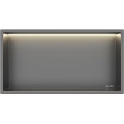 Balneo Wall Box półka wnękowa 60 cm gun metal B0101080109-2