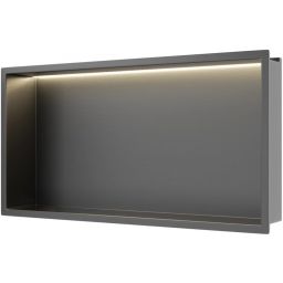 Balneo Wall Box półka wnękowa 60 cm gun metal B0101080109-2