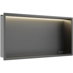 Balneo Wall Box półka wnękowa 60 cm gun metal B0101080109-2