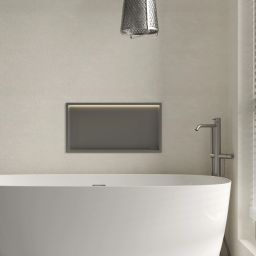 Balneo Wall Box półka wnękowa 60 cm gun metal B0101080109-2