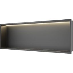 Balneo Wall Box półka wnękowa 90 cm gun metal B0101080109-3