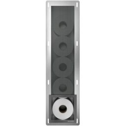 Balneo półka wnękowa na papier toaletowy 72 cm gun metal B0301080303-1