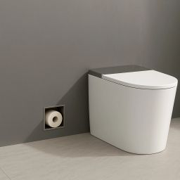 Balneo półka wnękowa na papier toaletowy 72 cm gun metal B0301080303-1