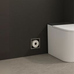 Balneo półka wnękowa na papier toaletowy 72 cm gun metal B0301080303-1