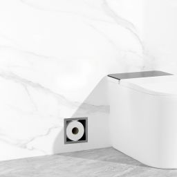 Balneo półka wnękowa na papier toaletowy 72 cm gun metal B0301080303-1