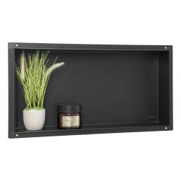 Balneo Wall-Box No Rim Black półka wnękowa 30x60x7 cm czarna OB-BL3-NR