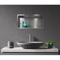 Balneo Wall-Box One Inox półka wnękowa 60x30x7 cm stal nierdzewna OB-IN3