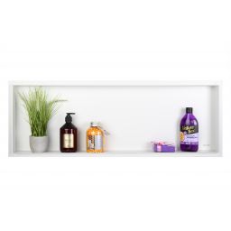 Balneo Wall-Box No Rim White półka wnękowa 30x90x7 cm biała OB-WH5-NR