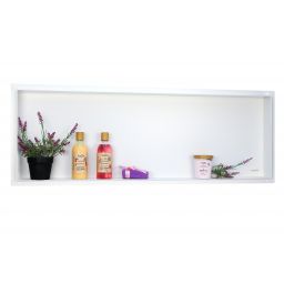 Balneo Wall-Box No Rim White półka wnękowa 30x90x10 cm biała OB-WH6-NR