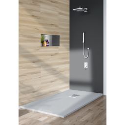 Balneo Stone Tray brodzik 110x90 cm prostokątny kompozyt jasnoszary STFLG9011025