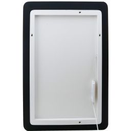 BD Art Luna lustro 50x70 cm prostokątne z oświetleniem biały 301210000088