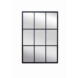 BD Art Szprosy lustro 70x100 cm prostokątne czarny 301210000329