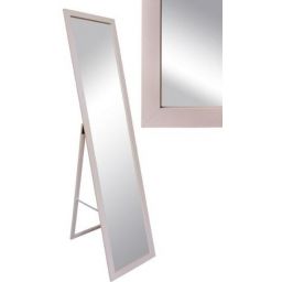 BD Art lustro stojące do garderoby 155x36 cm prostokątne różowe 301120000042