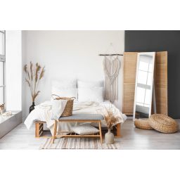 BD Art lustro stojące do garderoby 155x36 cm prostokątne biały 301120000006