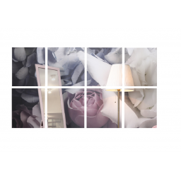 BD Art zestaw luster do przyklejania 20x20 cm 9-pak 301120000013