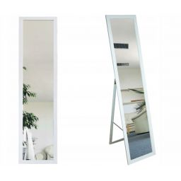 BD Art lustro stojące do garderoby 155x36 cm prostokątne dąb bielony 301120000033
