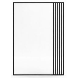 BD Art Szprosy III lustro 70x100 cm prostokątne czarny 301210000402