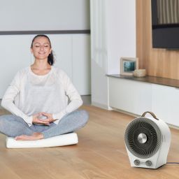 Black+Decker BXFSH2000E termowentylator 2w1 przenośny 1000-2000 W biały ES9460060B