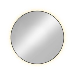 Baltica Design Tiny Border Bright lustro 70x70 cm złote barwa neutralna z włącznikiem bezdotykowym