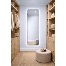 Baltica Design Stone Aura L No Edges Bright lustro 150x55 cm z oświetleniem LED bez ramy  barwa zimna