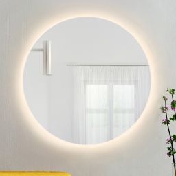 Baltica Design Bright lustro 60x60 cm okrągłe z oświetleniem