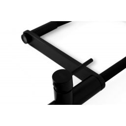 Berg Black Spike bateria kuchenna stojąca z wyciąganą wylewką czarny 130159PH