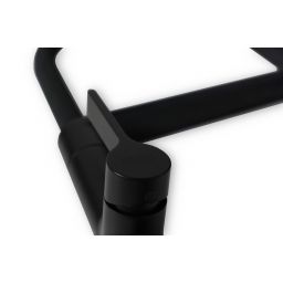 Berg Black Magnetic bateria kuchenna stojąca z wyciąganą wylewką czarny 130380PH