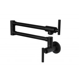 Berg Pot Filler bateria kuchenna ścienna czarny mat 830135B