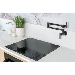 Berg Pot Filler bateria kuchenna ścienna czarny mat 830135B