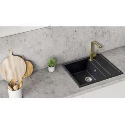 Berg Retro Gold bateria kuchenna stojąca z wyciąganą wylewką stare złoto 830157G