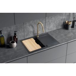 Berg Slim bateria kuchenna stojąca złoty mat S130336BG