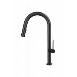 Berg Slim bateria kuchenna stojąca z wyciąganą wylewką gun metal S130336GM