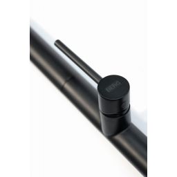 Berg Slim bateria kuchenna stojąca z wyciąganą wylewką czarny mat S130336PH