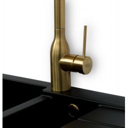 Berg Aguila II WW bateria kuchenna stojąca z wyciąganą wylewką złoty S130391BG