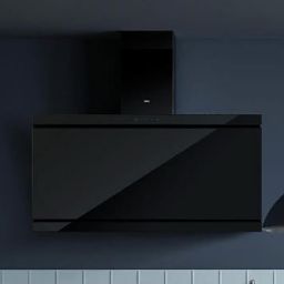 Berg Spring okap kuchenny 90 cm ścienny czarny SPRINGBLACK90