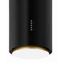 Berg Floyd Premium Gold Isola okap kuchenny 39 cm wyspowy czarny-złoty ISOLA