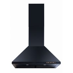 Berg Piramid okap kuchenny 60 cm ścienny czarny-złoty PIROPTRMBG6001